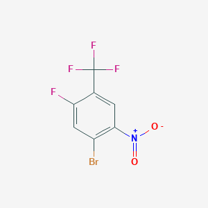 1-Bromo-5-fluoro-2-nitro-4-(trifluoromethyl)benzene - 