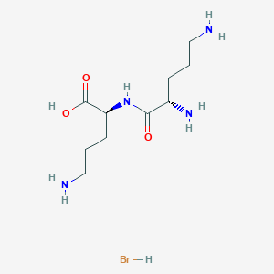 (2S)-5-amino-2-[[(2S)-2,5-diaminopentanoyl]amino]pentanoic acid;hydrobromide - 