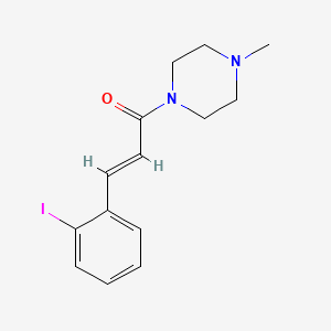 (2E)-3-(2-iodophenyl)-1-(4-methylpiperazin-1-yl)prop-2-en-1-one - 