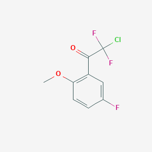 2-Chloro-2,2-difluoro-1-(5-fluoro-2-methoxyphenyl)ethanone - 