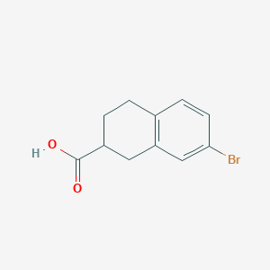 7-Bromo-1,2,3,4-tetrahydronaphthalene-2-carboxylic acid - 
