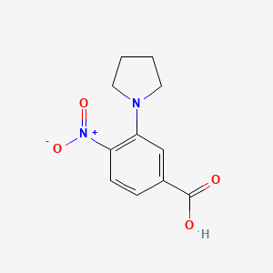 4-Nitro-3-(pyrrolidin-1-YL)benzoic acid - 