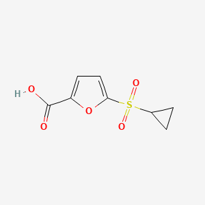 5-(Cyclopropylsulfonyl)furan-2-carboxylic acid - 