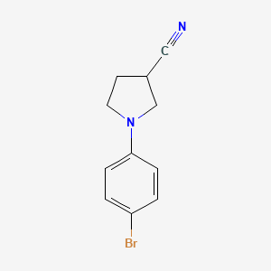 1-(4-Bromophenyl)pyrrolidine-3-carbonitrile - 