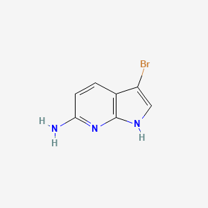 3-bromo-1H-pyrrolo[2,3-b]pyridin-6-amine - 