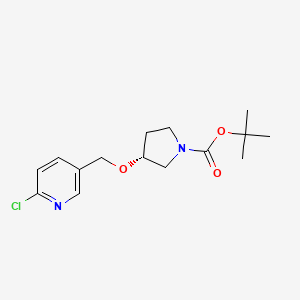 (R)-3-(6-Chloro-pyridin-3-ylmethoxy)-pyrrolidine-1-carboxylic acid tert-butyl ester - 