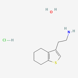 [2-(4,5,6,7-tetrahydro-1-benzothien-3-yl)ethyl]amine hydrochloride hydrate - 