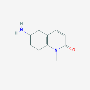 6-Amino-1-methyl-5,6,7,8-tetrahydroquinolin-2(1H)-one - 