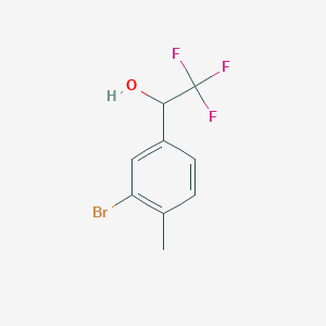3-Bromo-4-methyl-alpha-(trifluoromethyl)benzyl Alcohol - 
