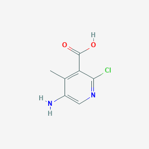 5-Amino-2-chloro-4-methyl-nicotinic acid - 