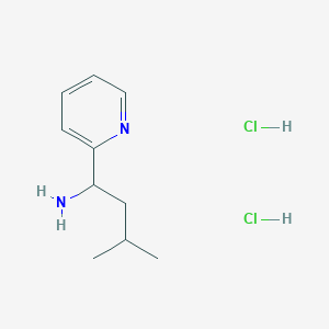 3-Methyl-1-(pyridin-2-yl)butan-1-amine dihydrochloride - 