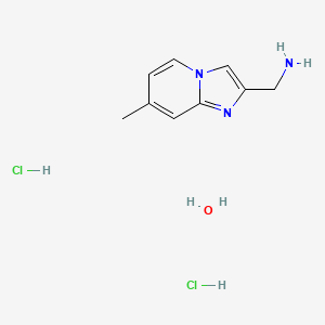 [(7-Methylimidazo[1,2-a]pyridin-2-yl)methyl]amine dihydrochloride hydrate - 
