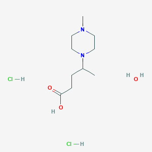 4-(4-Methylpiperazin-1-yl)pentanoic acid dihydrochloride hydrate - 