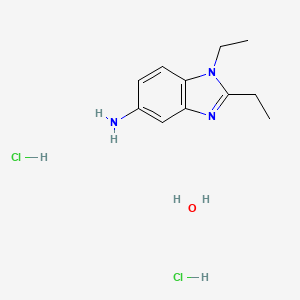 1,2-Diethyl-1H-benzimidazol-5-amine dihydrochloride hydrate - 
