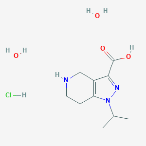 1-isopropyl-4,5,6,7-tetrahydro-1H-pyrazolo[4,3-c]pyridine-3-carboxylic acid hydrochloride dihydrate - 