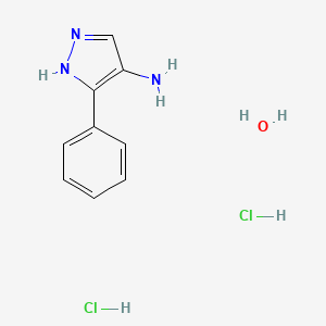 5-Phenyl-1h-pyrazol-4-amine dihydrochloride hydrate - 