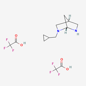 (1S,4S)-2-Cyclopropylmethyl-2,5-diaza-bicyclo[2.2.1]heptane di-trifluoroacetic acid - 