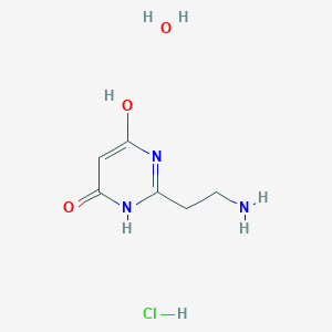 2-(2-Aminoethyl)-4,6-pyrimidinediol hydrochloride hydrate - 
