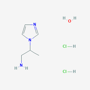 [2-(1H-imidazol-1-yl)propyl]amine dihydrochloride hydrate - 