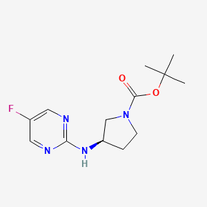 (R)-3-(5-Fluoro-pyrimidin-2-ylamino)-pyrrolidine-1-carboxylic acid tert-butyl ester - 
