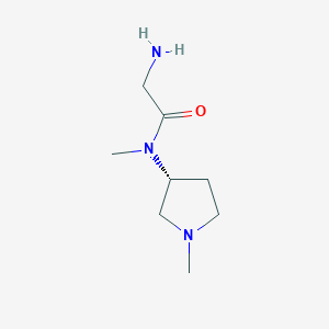 2-Amino-N-methyl-N-((R)-1-methyl-pyrrolidin-3-yl)-acetamide - 
