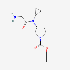 (R)-3-[(2-Amino-acetyl)-cyclopropyl-amino]-pyrrolidine-1-carboxylic acid tert-butyl ester - 