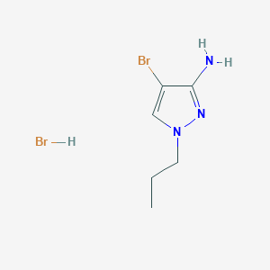 4-Bromo-1-propyl-1H-pyrazol-3-amine hydrobromide - 