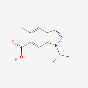 1-Isopropyl-5-methyl-1H-indole-6-carboxylic acid - 