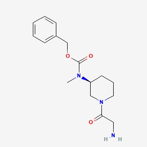 [(S)-1-(2-Amino-acetyl)-piperidin-3-yl]-methyl-carbamic acid benzyl ester - 