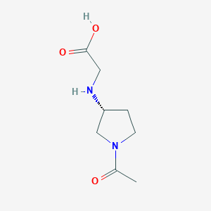 ((R)-1-Acetyl-pyrrolidin-3-ylamino)-acetic acid - 