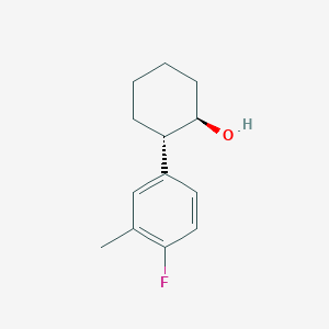 (1R,2S)-2-(4-fluoro-3-methylphenyl)cyclohexanol - 