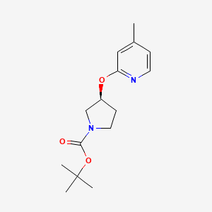 (S)-3-(4-Methyl-pyridin-2-yloxy)-pyrrolidine-1-carboxylic acid tert-butyl ester - 