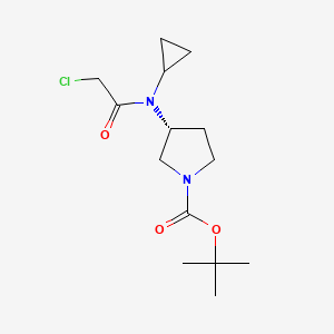 (R)-3-[(2-Chloro-acetyl)-cyclopropyl-amino]-pyrrolidine-1-carboxylic acid tert-butyl ester - 