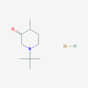 1-TERT-BUTYL-4-METHYLPIPERIDIN-3-ONE HYDROBROMIDE - 