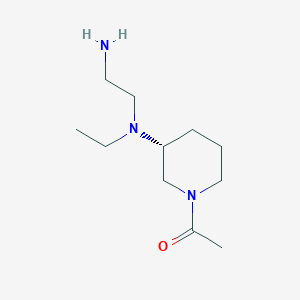 1-{(R)-3-[(2-Amino-ethyl)-ethyl-amino]-piperidin-1-yl}-ethanone - 
