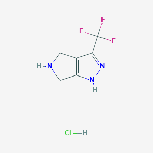 1,4,5,6-Tetrahydro-3-(trifluoromethyl)pyrrolo-[3,4-c]-pyrazole hydrochloride - 