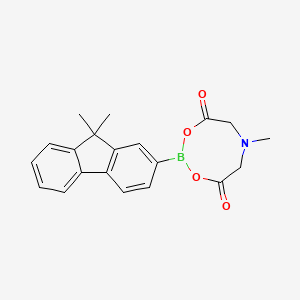 2-(9,9-dimethyl-9H-fluoren-2-yl)-6-methyl-1,3,6,2-dioxazaborocane-4,8-dione - 