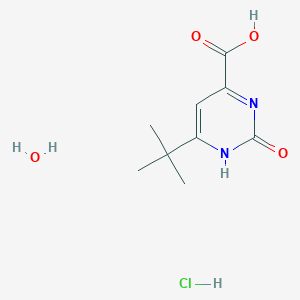 6-tert-Butyl-2-hydroxy-4-pyrimidinecarboxylic acid hydrochloride hydrate - 