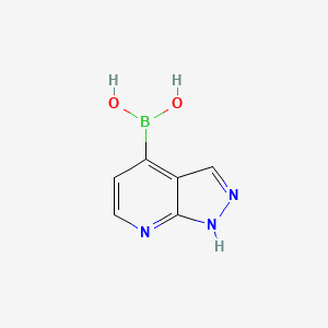 (1H-Pyrazolo[3,4-B]pyridin-4-YL)boronic acid - 
