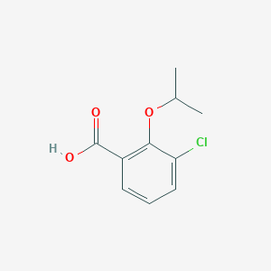 3-Chloro-2-(propan-2-yloxy)benzoic acid - 