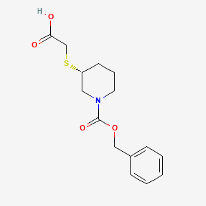 (R)-3-Carboxymethylsulfanyl-piperidine-1-carboxylic acid benzyl ester - 