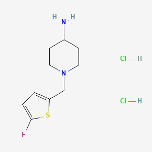 1-[(5-Fluorothien-2-yl)methylpiperidin-4-amine dihydrochloride - 
