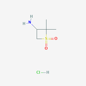 3-Amino-2,2-dimethylthietane1,1-dioxidehydrochloride - 