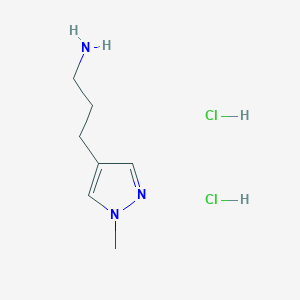 3-(1-Methyl-1H-pyrazol-4-yl)propan-1-amine dihydrochloride - 
