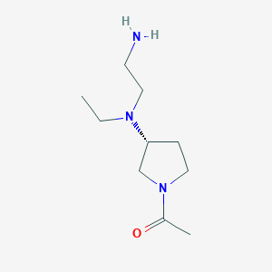 1-{(R)-3-[(2-Amino-ethyl)-ethyl-amino]-pyrrolidin-1-yl}-ethanone - 
