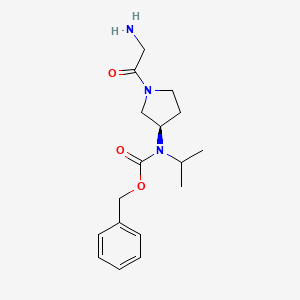 [(R)-1-(2-Amino-acetyl)-pyrrolidin-3-yl]-isopropyl-carbamic acid benzyl ester - 
