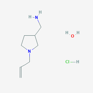 [(1-Allyl-3-pyrrolidinyl)methyl]amine hydrochloride hydrate - 