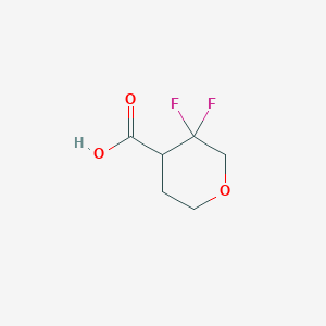 3,3-Difluorooxane-4-carboxylic acid - 