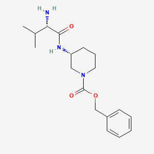 (R)-3-((S)-2-Amino-3-methyl-butyrylamino)-piperidine-1-carboxylic acid benzyl ester - 
