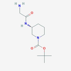(R)-3-(2-Amino-acetylamino)-piperidine-1-carboxylic acid tert-butyl ester - 
